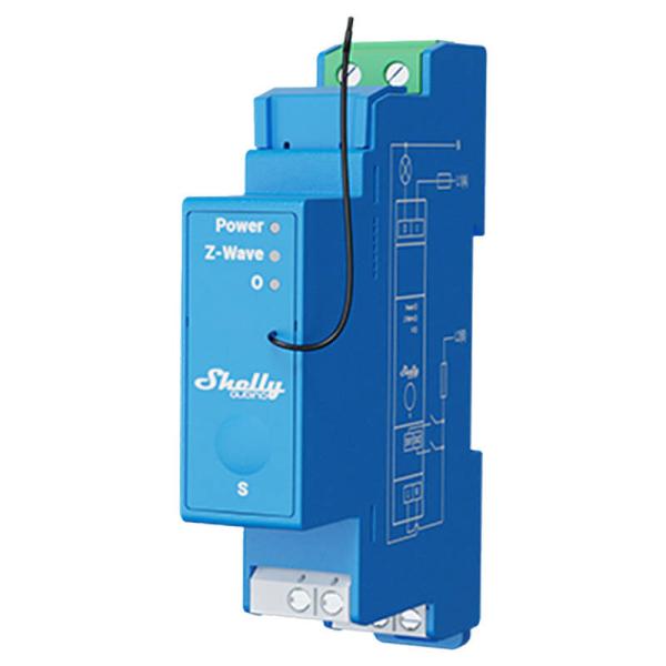1-kanalni rele za DIN profil Shelly Qubino Pro 1 Z-Wave