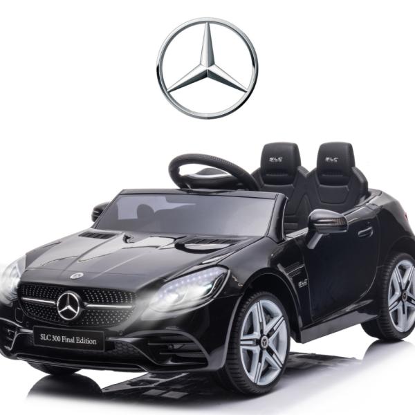 Milly Mally Mercedes-Benz SLC črno vozilo na baterijski pogon