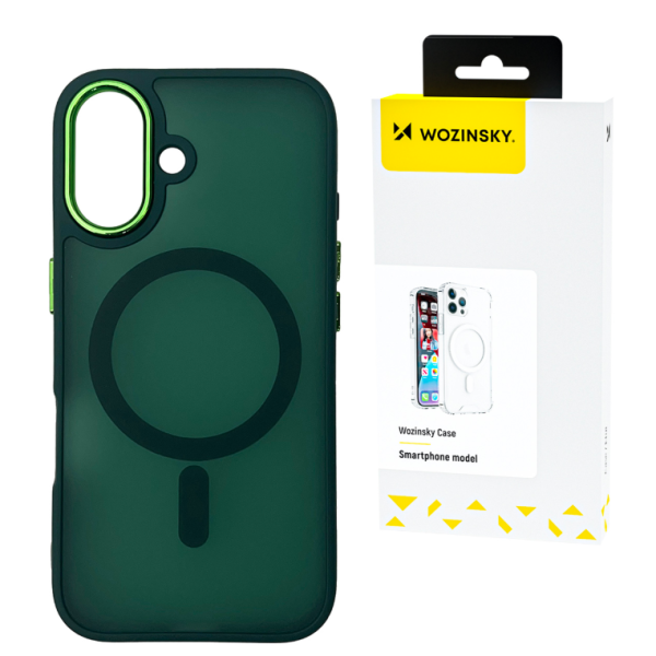 Fashion Case z MagSafe za Samsung Galaxy S24 FE – zelen