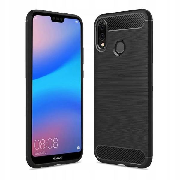 Ovitek Carbon za Huawei P20 Lite – črn