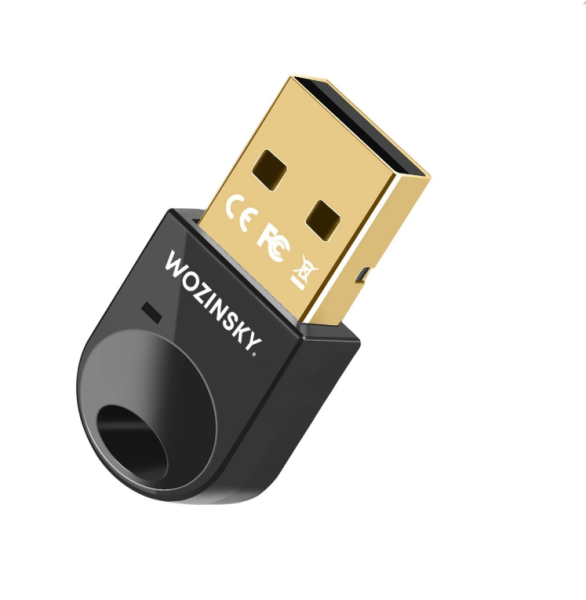 Mini Bluetooth 5.4 Wozinsky USB-A adapter – črn