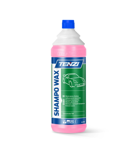 TENZI Shampo Wax – Šampon z voskom Carnauba za ročno pranje avtomobila – 1L