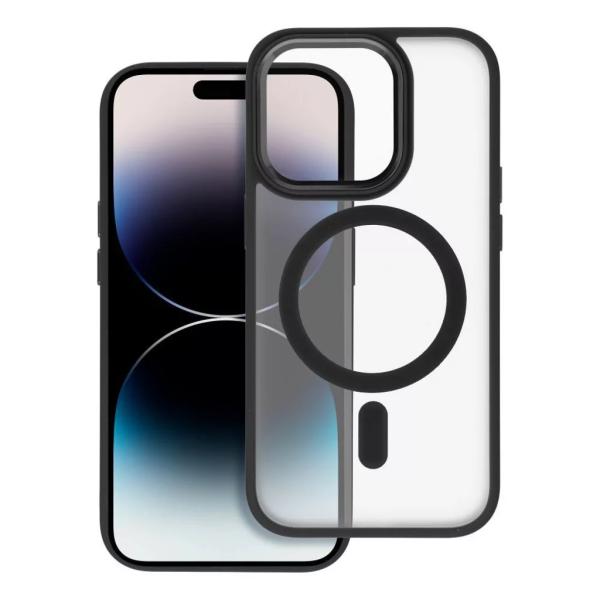 Ovitek MATTE MAG COVER, združljiv z MagSafe, za Samsung S25 Ultra – črn