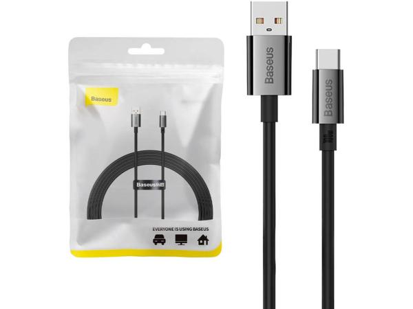 Baseus Superior Series USB → USB-C kabel 100 W, 2 m (črn)