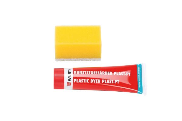 Barva za obnovo plastike Wurth - črna 75 ml