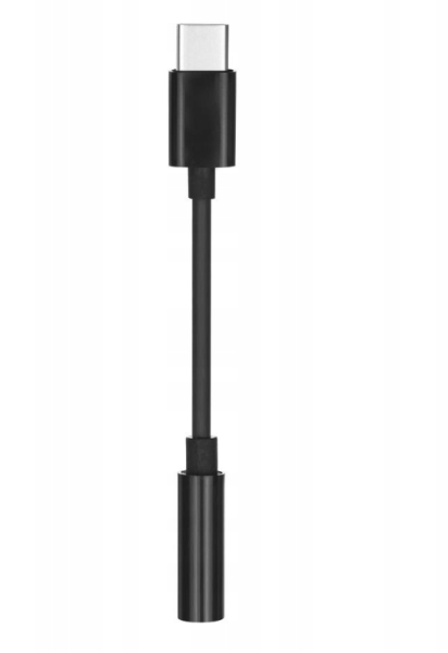 Adapter AUX USB-C → 3,5 mm Jack – črn