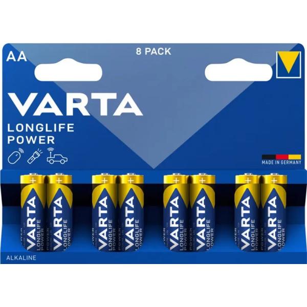 VARTA alkalna baterija R6 (AA) Longlife Power 8 kosov
