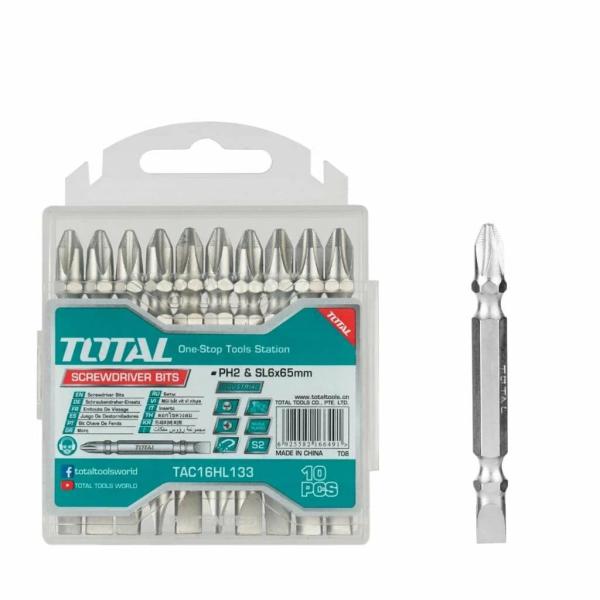 10-delni set nastavkov za izvijač 65mm/ INDUSTRIAL (TAC16HL133)