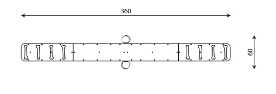 Element za pasje igrišče WOOF RB5005