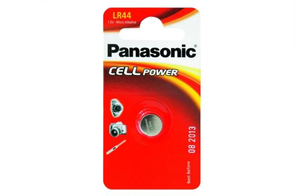 Baterija LR44 1.5V 120 mAh Micro Alkaline Panasonic 1 kos