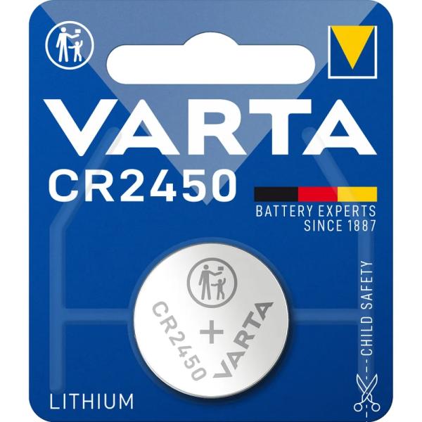 VARTA CR2450 3V litijeva baterija, 1 kos