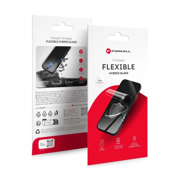 Hibridno zaščitno steklo Forcell Flexible Nano Glass za iPhone 16 Pro / 17 / 17 Pro