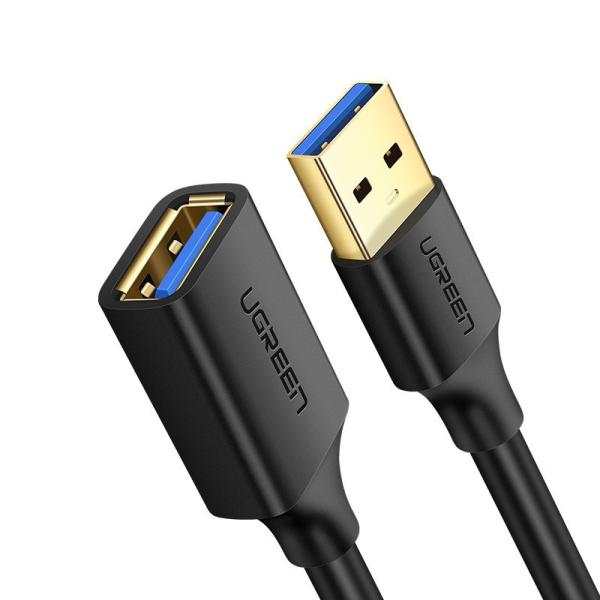 Podaljšek kabla USB 3.0, 1 m, črn
