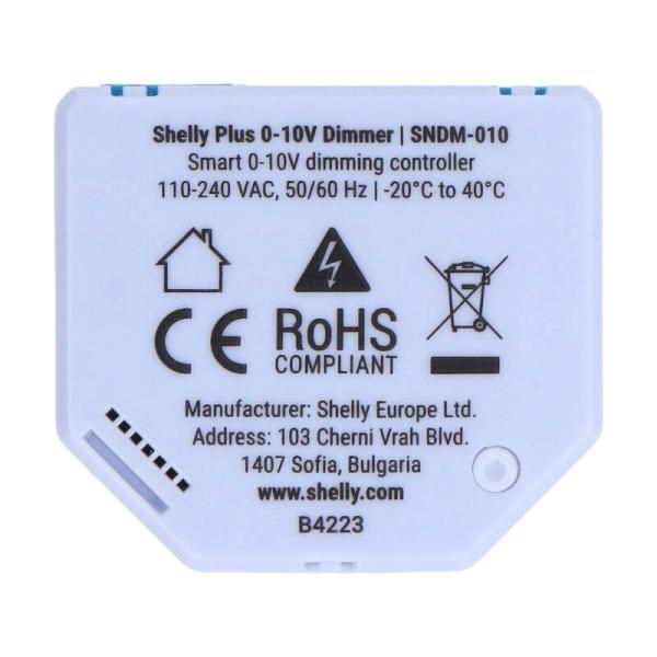 WiFi/Bluetooth dimmer Shelly Plus 0-10V Dimmer