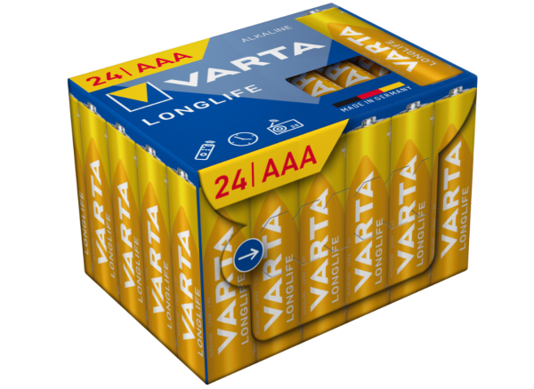 VARTA Longlife AAA (LR03) – 24 kos (box)