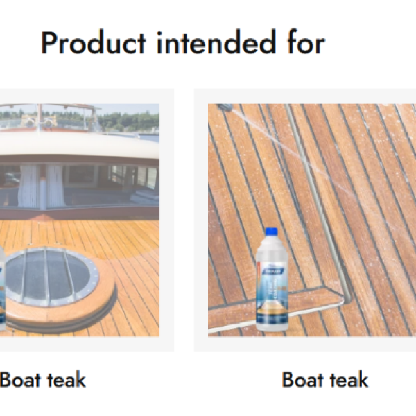 TENZI Boat Teak Coating B-25 – profesionalni impregnant za zaščito in nego tikovine na čolnih in jahtah, dolgotrajna vodoodbojna zaščita proti vodi, s