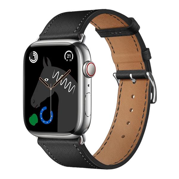 Pašček Forcell F-Design FA20 za Apple Watch 38 / 40 / 41 mm – črn