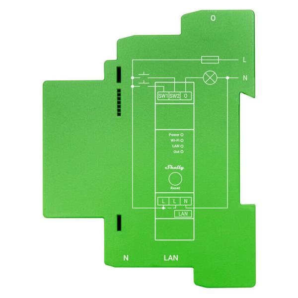 1-kanalni dimmer za DIN-profil Shelly Pro Dimmer 1 WiFi/Bluetooth
