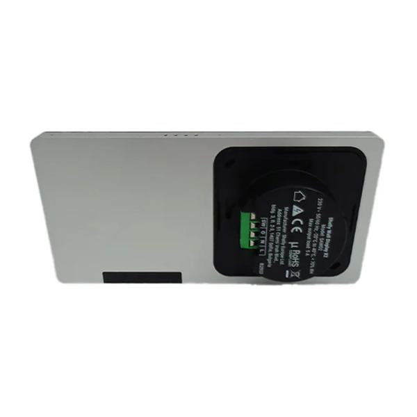 Shelly Wall Display X2 WiFi/BLU dvojni nadzorni panel (srebrn) + BLU H&T
