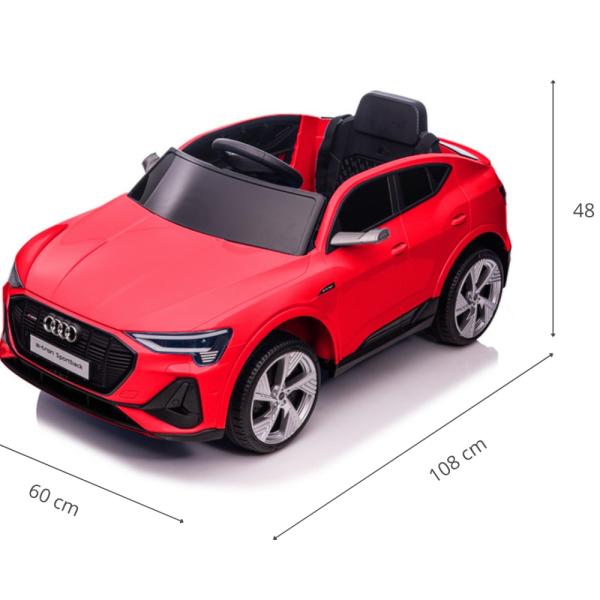 Električni avto za otroke Audi E-Tron Sportback 4x4 Red