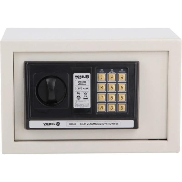 Sejf z digitalnim zaklepanjem 31 × 20 × 20 cm