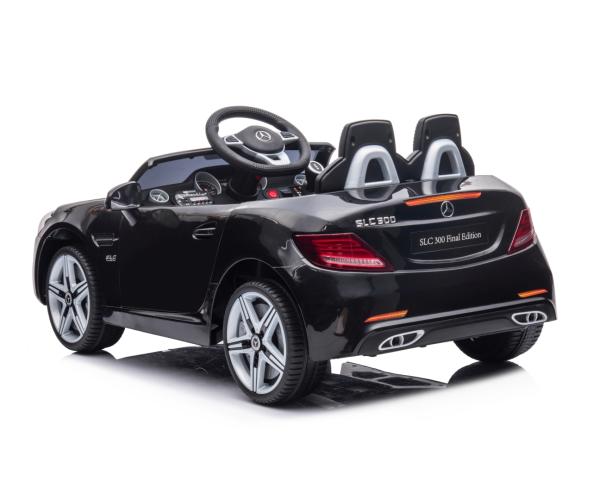 Milly Mally Mercedes-Benz SLC črno vozilo na baterijski pogon