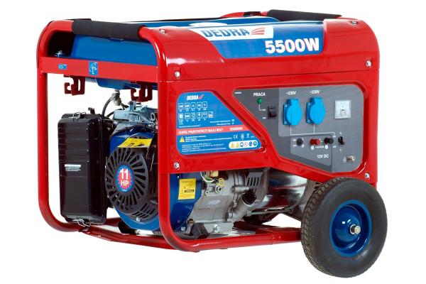Bencinski agregat Dedra 5,5 kW + DARILO baterijski vijačnik Villager VLN SDL 4.0