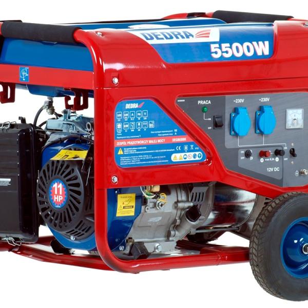 Bencinski agregat Dedra 5,5 kW + DARILO baterijski vijačnik Villager VLN SDL 4.0