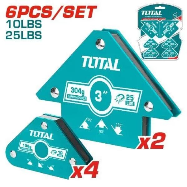 Magnetno držalo za varjenje, 6-delni set (TAMWH6002)