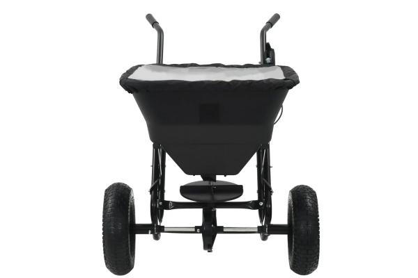 Ročni posipalec / sejalec PVC in jeklo 106x73x76 cm 45 L