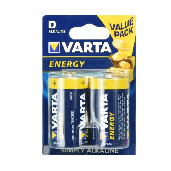 VARTA alkalna baterija R20 (tip D) Energy 2 kos