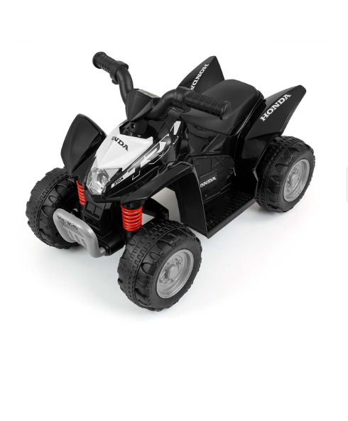 Električni otroški štirikolesnik Honda ATV Black - črna barva