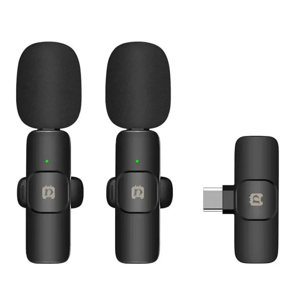 Brezžični mikrofon PULUZ PU3151B Lavalier – USB-C (črn)