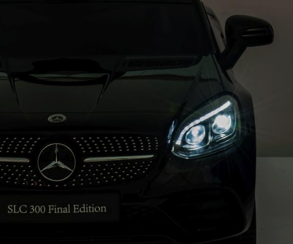 Milly Mally Mercedes-Benz SLC črno vozilo na baterijski pogon