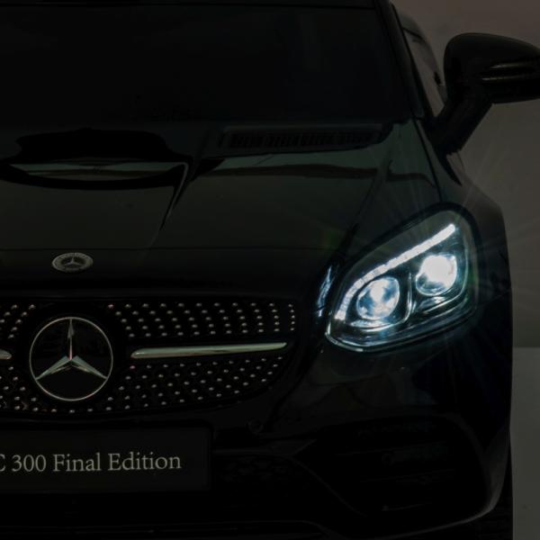 Milly Mally Mercedes-Benz SLC črno vozilo na baterijski pogon