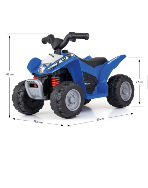 Električni otroški štirikolesnik Honda ATV Blue