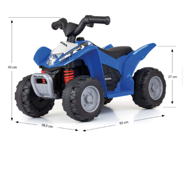 Električni otroški štirikolesnik Honda ATV Blue