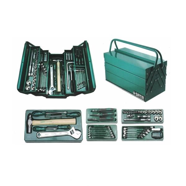 SATA kovinski kovček z orodjem 70-delni