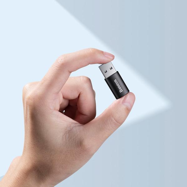 Adapter Baseus Ingenuity Series USB 3.1 OTG → USB‑C – črn