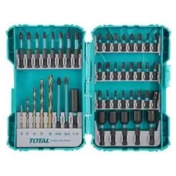 45-delni set udarnih izvijačev in svedrov/ INDUSTRIAL (TACSDL24502)