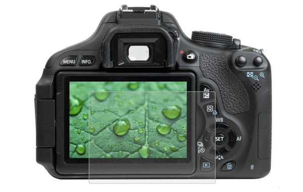Zaščitno steklo PULUZ 2.5D Curved Edge 9H za zaslon fotoaparatov Canon (za modele: 650D / 70D / 700D / 750D / 760D / 80D)