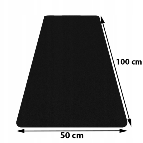 Podloga pod miško in tipkovnico XXL – 100 × 50 cm