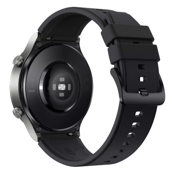 Silikonski pašček za uro Huawei Watch GT 2 / GT 3 / GT 4 / GT 2 Pro / GT 3 Pro / GT 4 Pro / GT 2e (46 mm) – črn