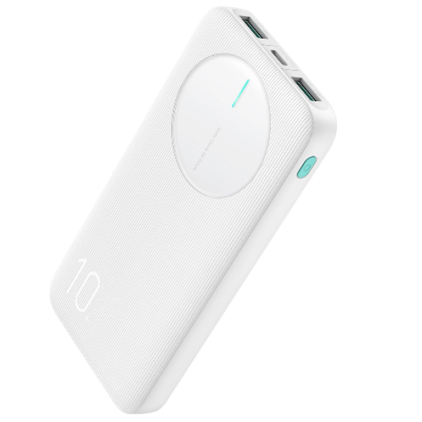 Powerbank Joyroom JR‑PBF12 10000 mAh, 2.4 A, 2× USB‑A + 1× USB‑C – bel
