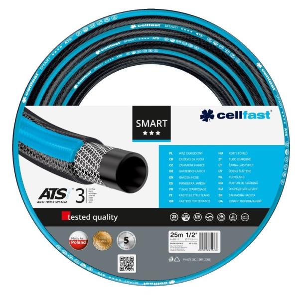 Cev za zalivanje zalivanje Cellfast SMART ATSV™  3/4'' 50m
