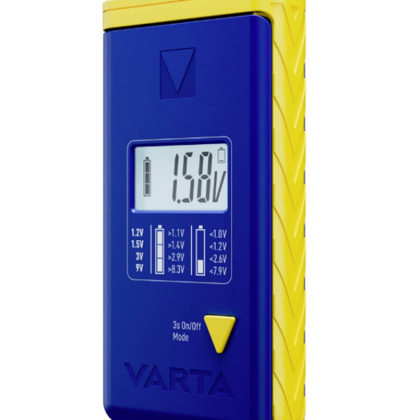 VARTA LCD tester baterij 00893 (1.2 V–9 V)