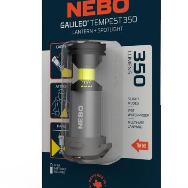 Nebo Svetilka Galileo Tempest 350, Lanterna