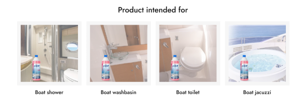 TENZI Boat Sanitary Cleaning B‑04 – Koncentrat za čiščenje sanitarij – Za čolne in jahte – 1 L