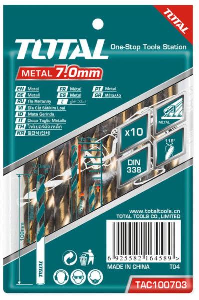 HSS vrtalni sveder za železo 5mm (TAC100503)