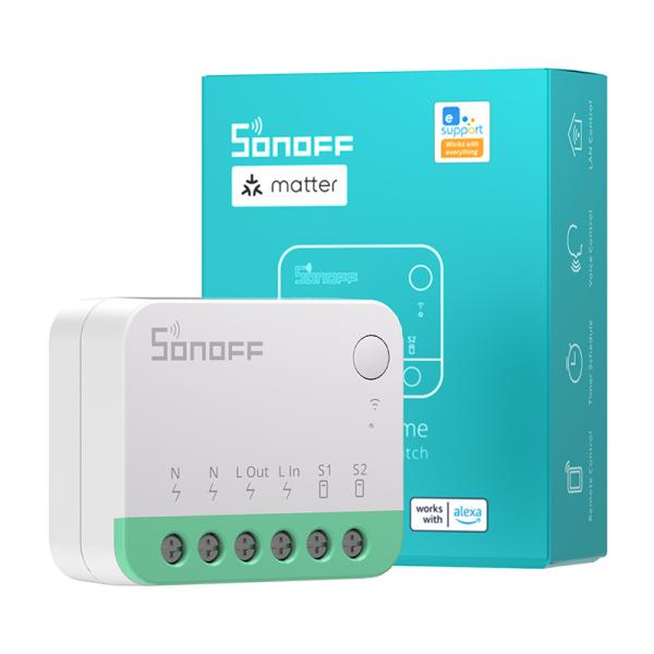 Inteligentni mini WiFi stikalo Sonoff MINIR4M Matter (HomeKit, SmartThings, Home Assistant)